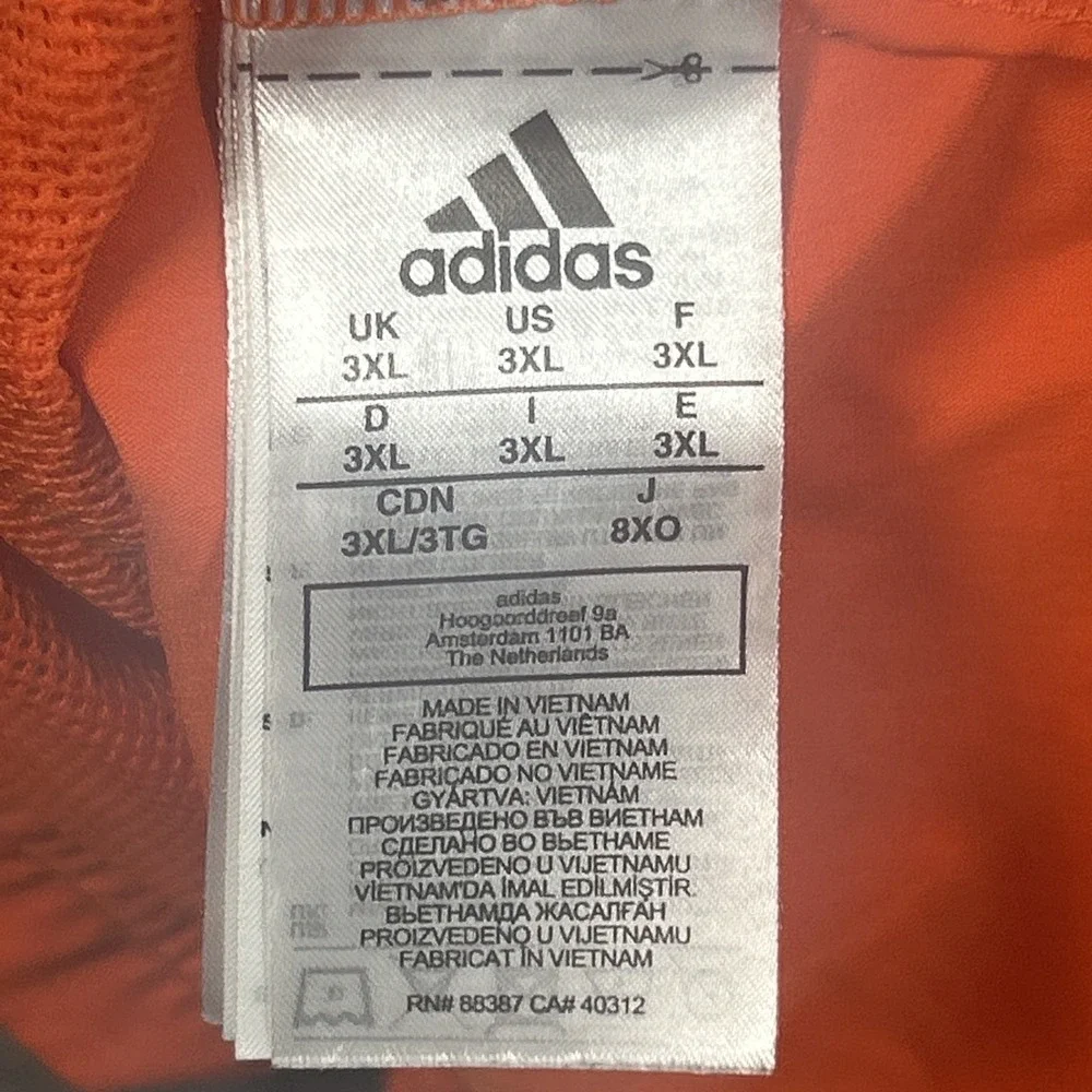 Idaho State Bengals Adidas Primegreen Mens 3XL Orange 1/4 Zip Pullover NCAA